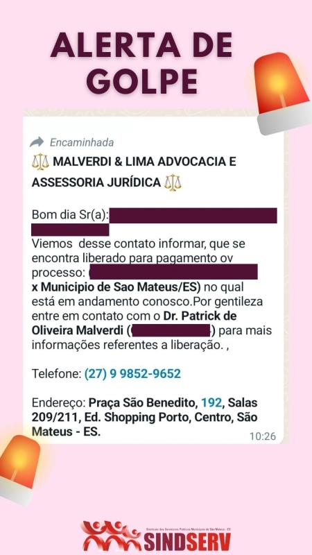 ALERTA DE GOLPE